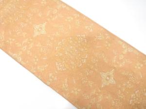 アンティーク　華紋模様織り出し袋帯（材料）